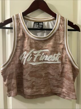 Hawaii’s Finest Women's Crop Camo Tank Top, M